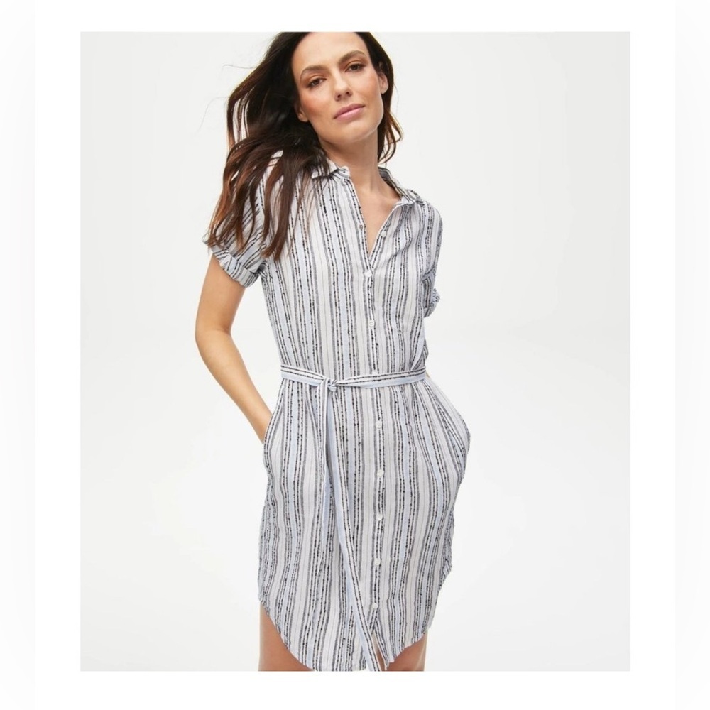 Michael Stars
Sammie Striped Shirt Dress XS